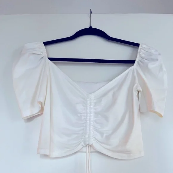 Wilfred Ruched Drawstring top, size Small - Picture 2 of 4